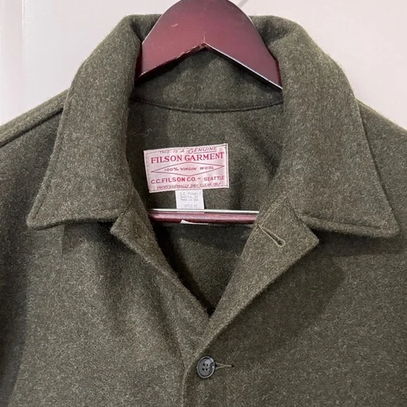 Filson Dark Green Shirt Jacket - Picture 3 of 11